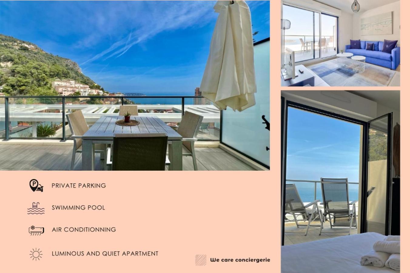 Charming T2 With Pool Around Monaco * Beausoleil